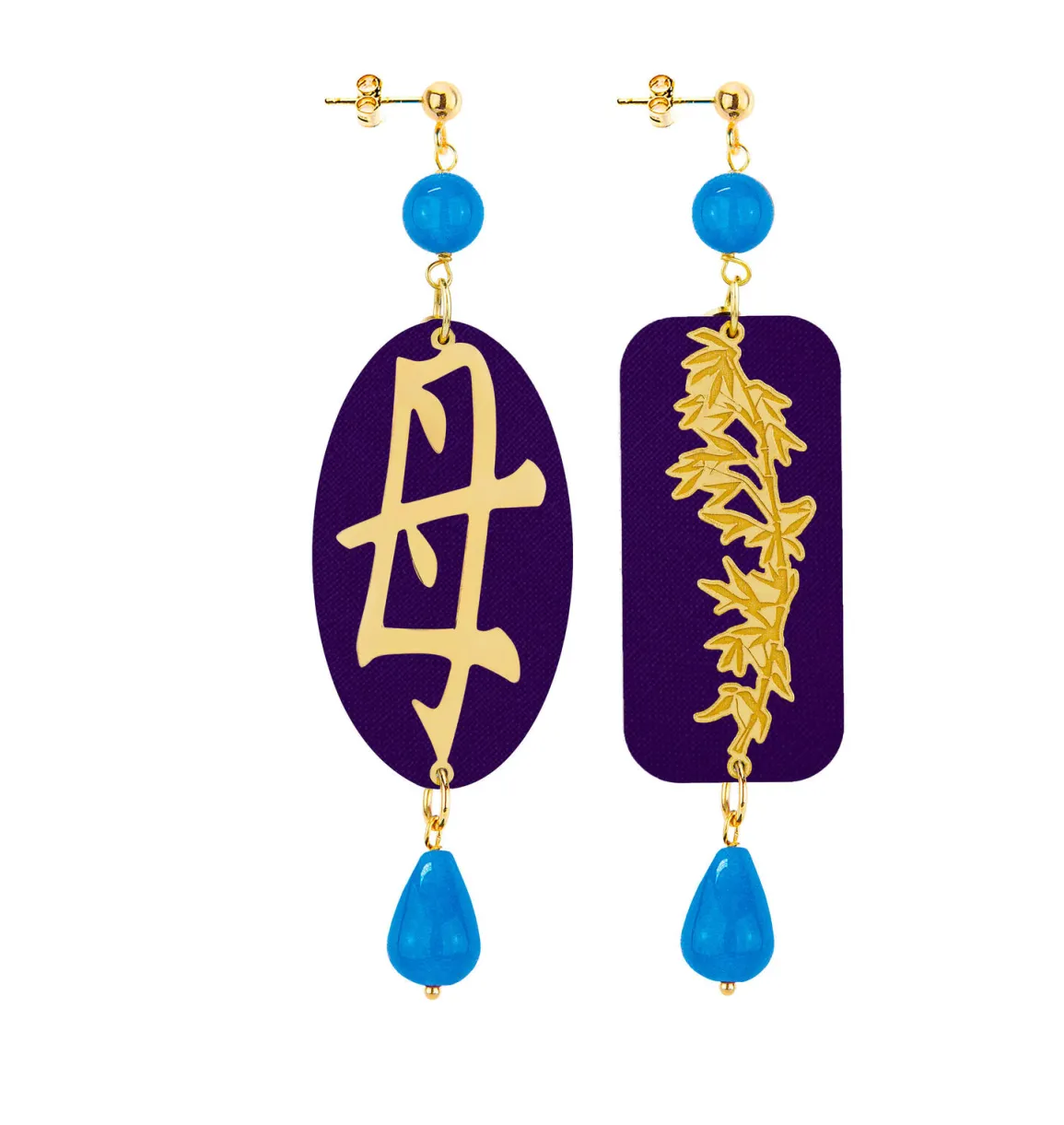 Lebole Maison Orecchini Mamma Azzurro