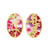 Lebole Maison Orecchini Mamma Clips Ovale Fucsia