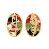 Lebole Maison Orecchini Mamma Clips Ovale Nero