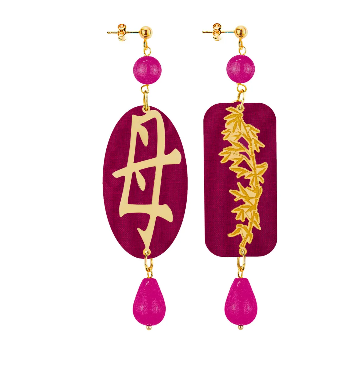 Lebole Maison Orecchini Mamma Fucsia