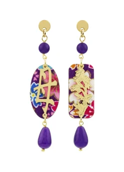 Lebole Maison Orecchini Mamma Mini Viola