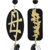 Lebole Maison Orecchini Mamma Plexi Nero