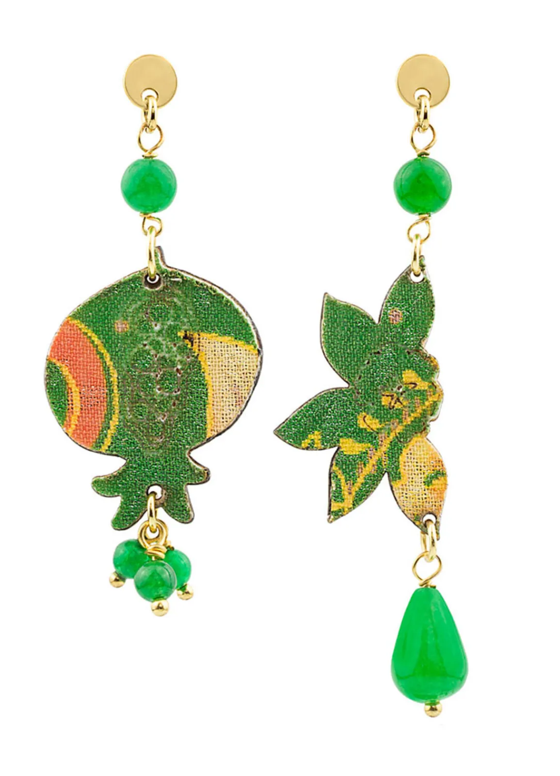 Lebole Maison Orecchini Melagrana Mini Verde