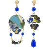 Lebole Maison Orecchini Mongolfiera Mini Blu