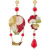 Lebole Maison Orecchini Mongolfiera Mini Rubino