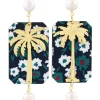 Lebole Maison Orecchini Palma Fiori Perla