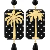 Lebole Maison Orecchini Palma Pois Nero