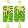 Lebole Maison Orecchini Palma Pois Verde Prato