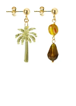 Lebole Maison Orecchini Palma Specchio Mini Oro