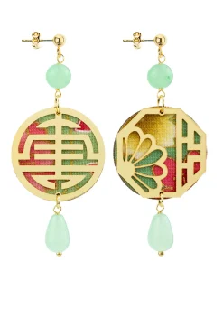 Lebole Maison Orecchini Shou Mini Verde Giada
