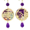Lebole Maison Orecchini Shou Mini Viola