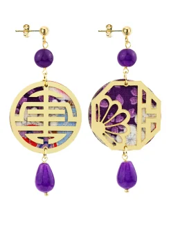 Lebole Maison Orecchini Shou Mini Viola