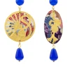 Lebole Maison Orecchini Temari-sensu Mini Blu