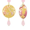 Lebole Maison Orecchini Temari-sensu Mini Rosa