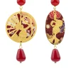 Lebole Maison Orecchini Temari-sensu Mini Rubino