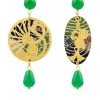 Lebole Maison Orecchini Temari-sensu Mini Verde