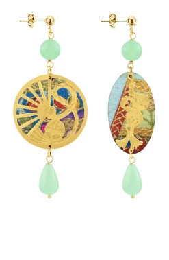 Lebole Maison Orecchini Temari-sensu Mini Verde Giada