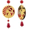Lebole Maison Orecchini Temari-sensu Rubino
