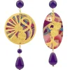 Lebole Maison Orecchini Temari-sensu Viola