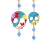 Lebole Maison Orecchini Teschio Mini Azzurro