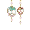 Lebole Maison Orecchini Teschio Mini Rosa