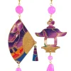 Lebole Maison Orecchini Ventaglio Grande Viola Chiaro