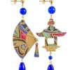Lebole Maison Orecchini Ventaglio Piccolo Blu
