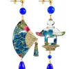 Lebole Maison Orecchini Ventaglio Piccolo Blu