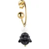 Lebole Maison Orecchino Hoop Buddha Nero Perla