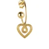 Lebole Maison Orecchino Hoop Cuore