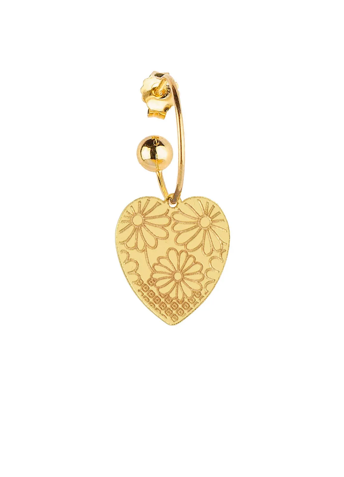 Lebole Maison Orecchino Hoop Cuore Grande