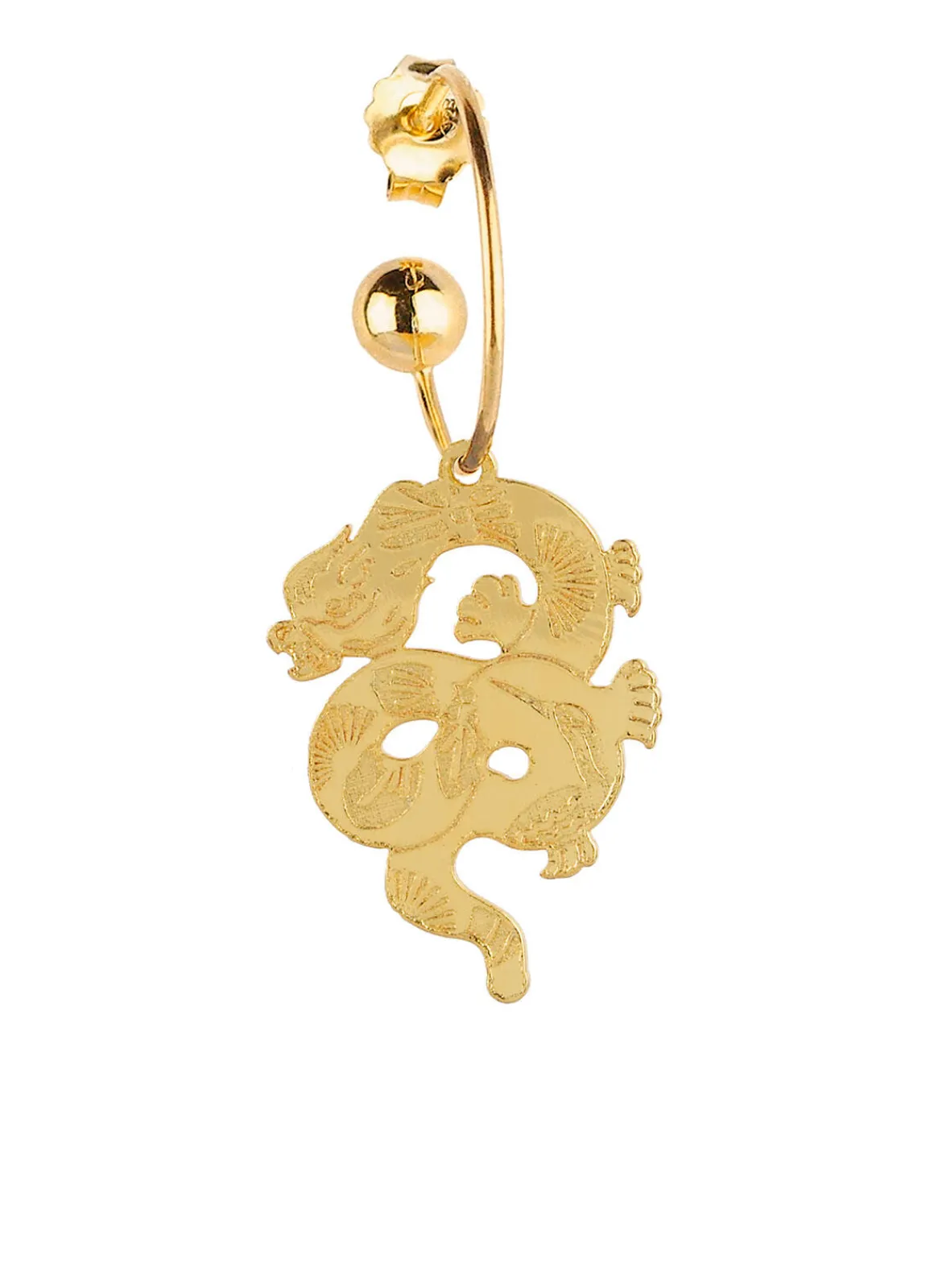 Lebole Maison Orecchino Hoop Drago