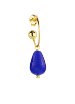 Lebole Maison Orecchino Hoop Goccia Blu