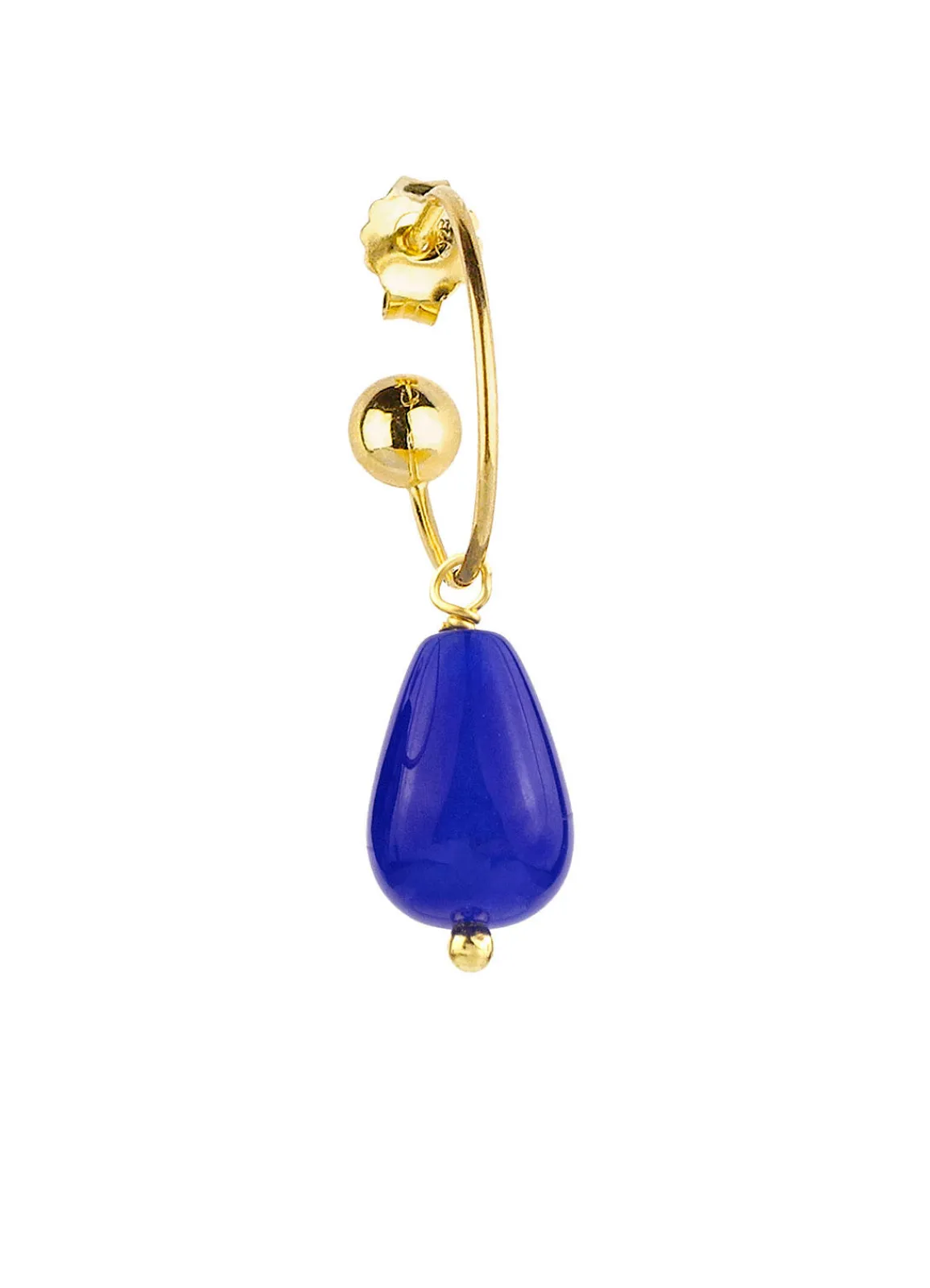 Lebole Maison Orecchino Hoop Goccia Blu
