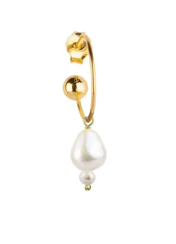 Lebole Maison Orecchino Hoop Goccia Perla