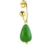 Lebole Maison Orecchino Hoop Goccia Verde