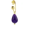 Lebole Maison Orecchino Hoop Goccia Viola