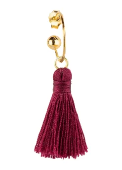 Lebole Maison Orecchino Hoop Nappa Fucsia