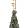 Lebole Maison Orecchino Hoop Nappa Grigio