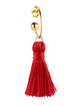 Lebole Maison Orecchino Hoop Nappa Rossa