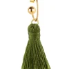 Lebole Maison Orecchino Hoop Nappa Verde Oliva