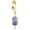 Lebole Maison Orecchino Hoop Pietra Viola