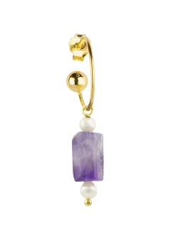Lebole Maison Orecchino Hoop Pietra Viola