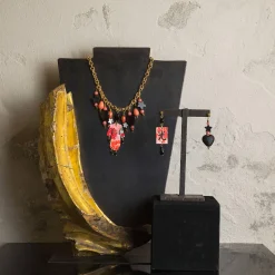 Lebole Maison Parure Girocollo Kimono Solo Io Nero