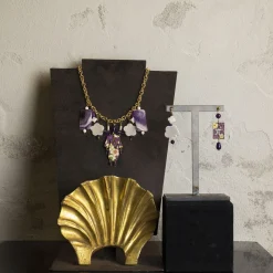 Lebole Maison Parure Girocollo Kimono Solo Io Viola
