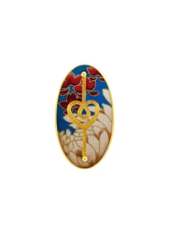 Lebole Maison Spilla Cuore Blu