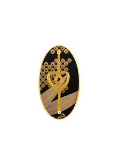 Lebole Maison Spilla Cuore Nero