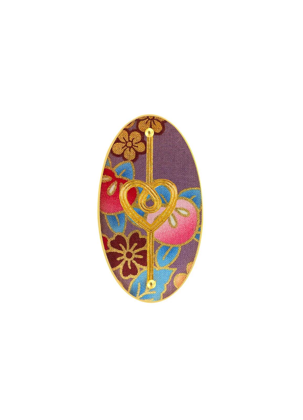Lebole Maison Spilla Cuore Viola